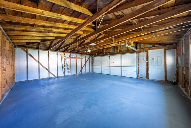 5831 Allemong Dr, Matteson, IL 60443 - garage with a garage door opener