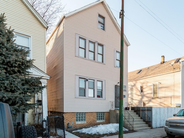 4942 S Racine Ave, Chicago, IL 60609 - rear view of house with brick siding