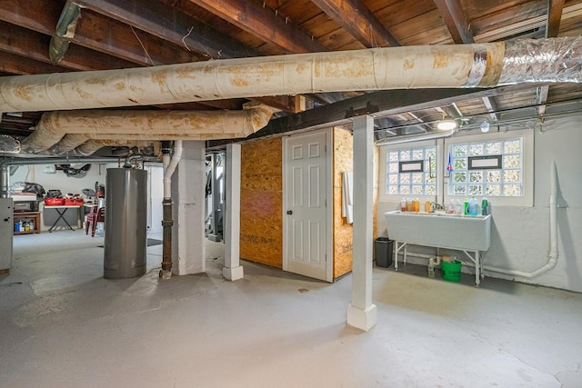 1627 S 14th Ave, Maywood, IL 60153 - basement with water heater