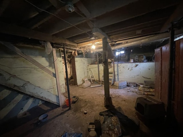 802 Locust St, Prophetstown, IL 61277 - view of unfinished below grade area