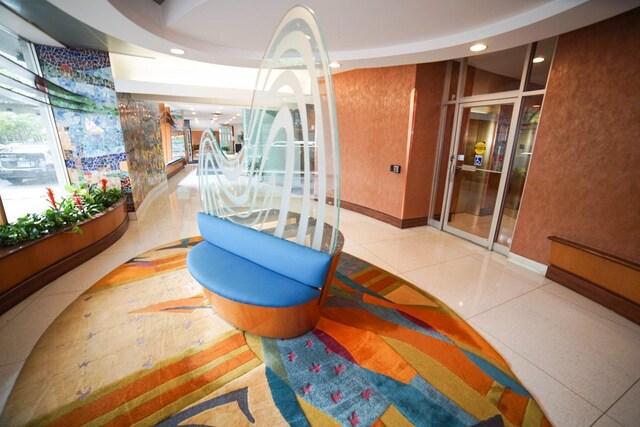 6301 N Sheridan Rd Unit 22N, Chicago, IL 60660 - building lobby with recessed lighting