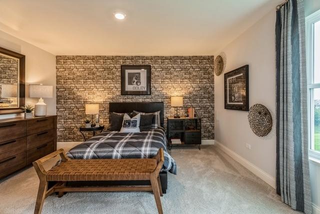 213 Rhinebeck Way, Algonquin, IL 60102 - bedroom with light colored carpet and baseboards