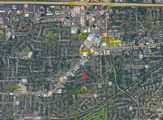 1040 E Buckingham Dr, Naperville, IL 60563 - map of property location