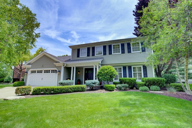 1056 Whirlaway Ave, Naperville, IL 60540 - view of front of house featuring an attached garage, a front yard, and driveway