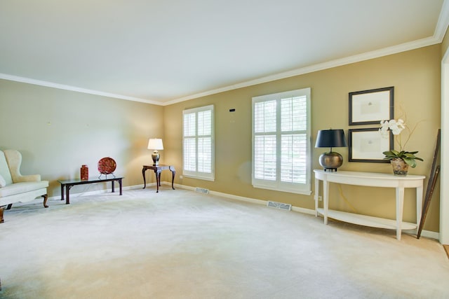 1056 Whirlaway Ave, Naperville, IL 60540 - unfurnished room featuring crown molding, baseboards, and carpet floors