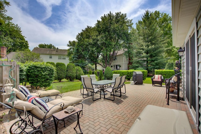 1056 Whirlaway Ave, Naperville, IL 60540 - view of patio / terrace with outdoor dining area and outdoor lounge area