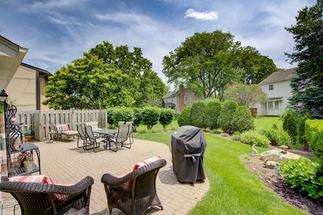1056 Whirlaway Ave, Naperville, IL 60540 - view of patio with grilling area and outdoor dining area