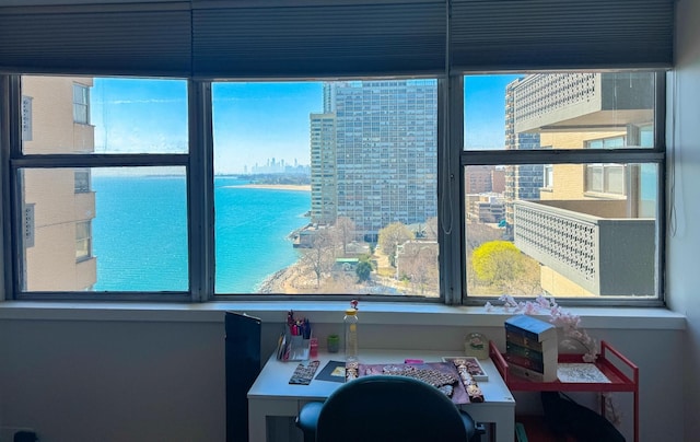 6301 N Sheridan Rd Unit 14E, Chicago, IL 60660 - office view of a city view