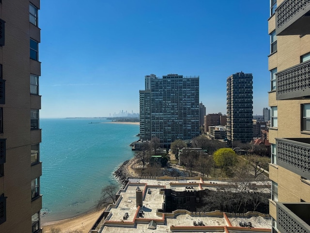 6301 N Sheridan Rd Unit 14E, Chicago, IL 60660 - water view with nearby urban area
