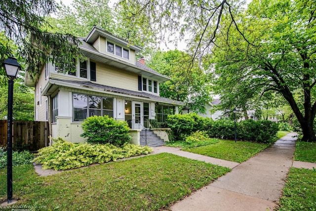 456 S Indiana Ave, Kankakee, IL 60901 - view of traditional style home