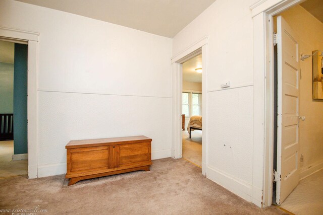 456 S Indiana Ave, Kankakee, IL 60901 - hall featuring light colored carpet and baseboards