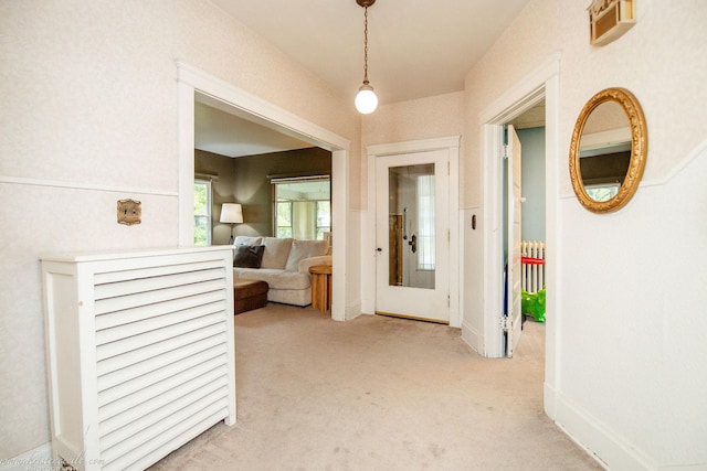 456 S Indiana Ave, Kankakee, IL 60901 - corridor with light colored carpet