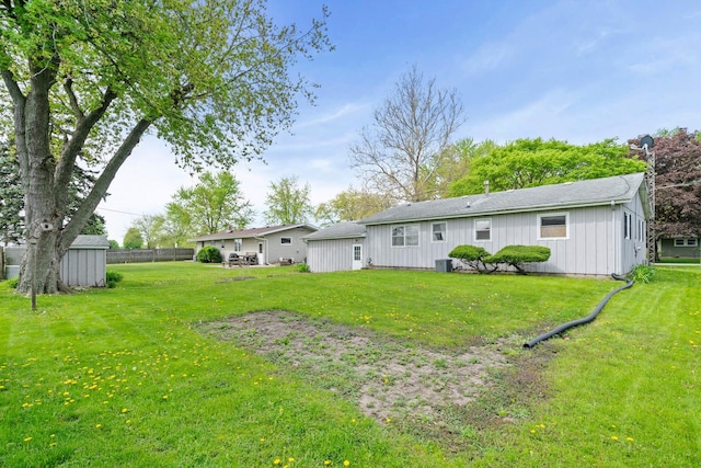 119 Cook Ct, Somonauk, IL 60552 - view of yard featuring central air condition unit