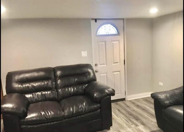 3628 N Nordica Ave, Chicago, IL 60634 - living room with wood finished floors and baseboards