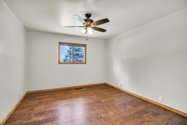1651 Phillips Woods Ln, Urbana, IL 61802 - unfurnished room with wood finished floors and ceiling fan