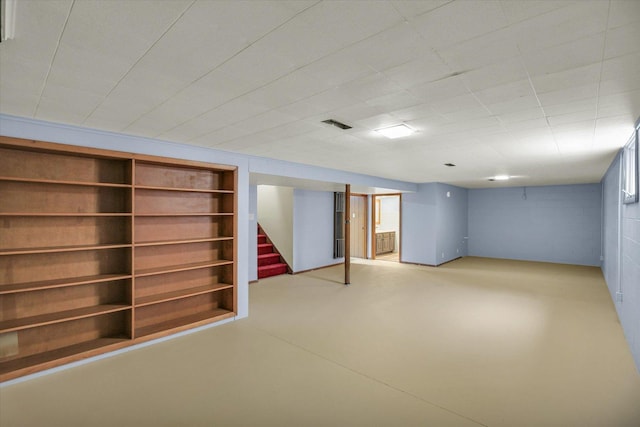 1651 Phillips Woods Ln, Urbana, IL 61802 - finished below grade area featuring stairway