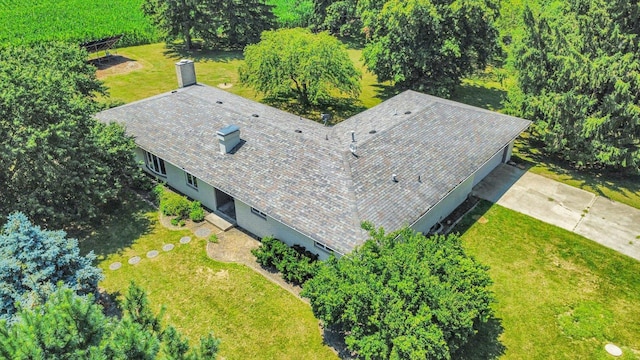 1651 Phillips Woods Ln, Urbana, IL 61802 - view from above of property