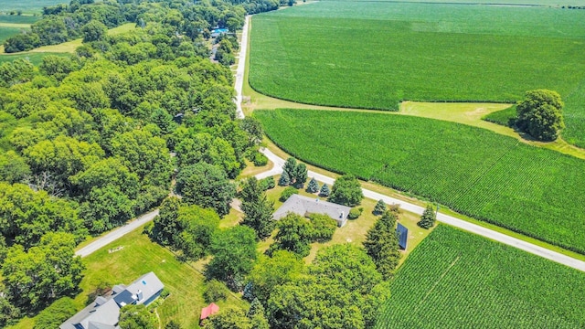 1651 Phillips Woods Ln, Urbana, IL 61802 - overview of rural landscape featuring rows of crops