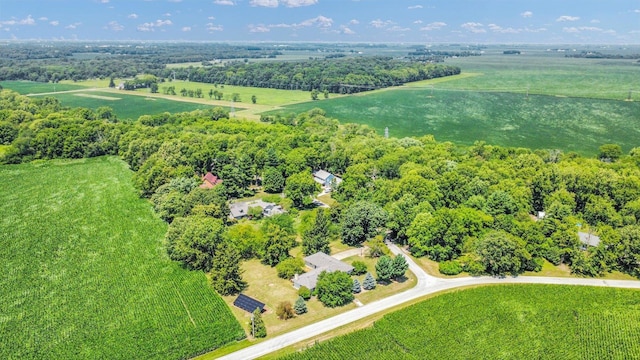 1651 Phillips Woods Ln, Urbana, IL 61802 - aerial overview of property's location featuring rural landscape
