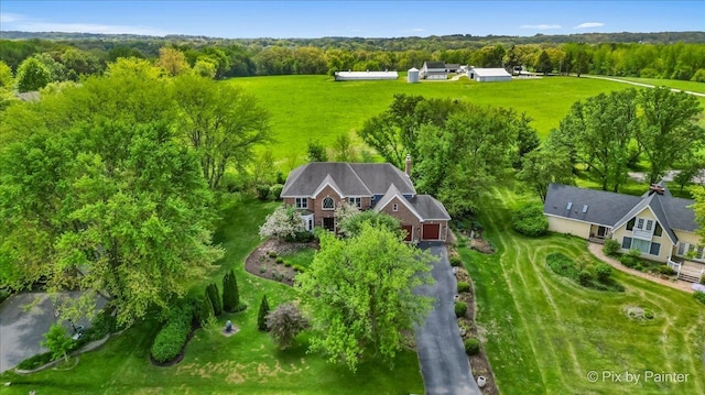 42W911 Jens Jensen Ln, Saint Charles, IL 60175 - view of subject property with a heavily wooded area