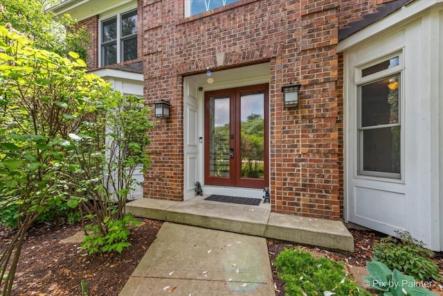 42W911 Jens Jensen Ln, Saint Charles, IL 60175 - entrance to property with brick siding and french doors