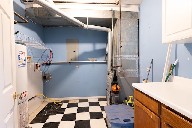 2908 Oakwood Ave, Mchenry, IL 60051 - utility room featuring water heater and electric panel