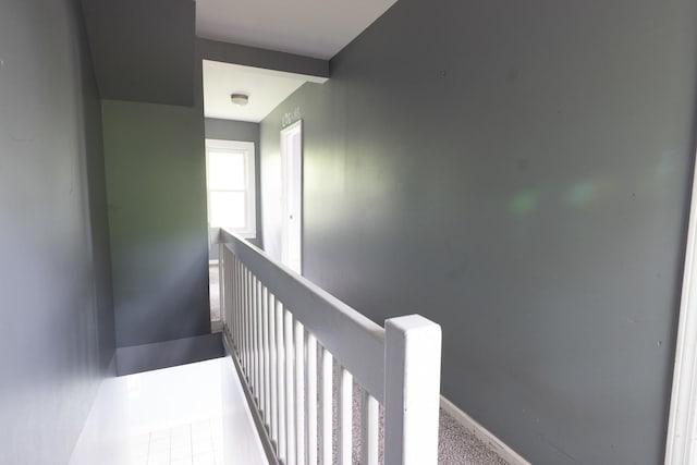 2908 Oakwood Ave, Mchenry, IL 60051 - corridor with an upstairs landing and baseboards