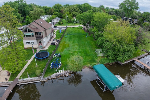 2908 Oakwood Ave, Mchenry, IL 60051 - bird's eye view of a nearby body of water