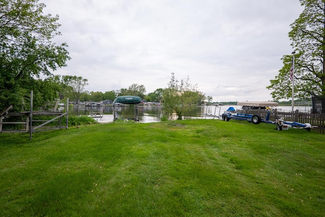 2908 Oakwood Ave, Mchenry, IL 60051 - view of yard featuring a water view