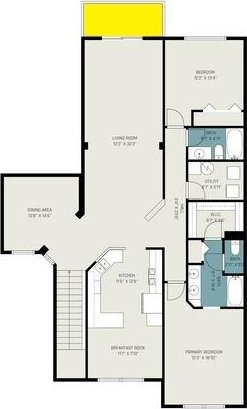 1130 Westminster Ln Unit 1130, Elk Grove Village, IL 60007 - view of home floor plan