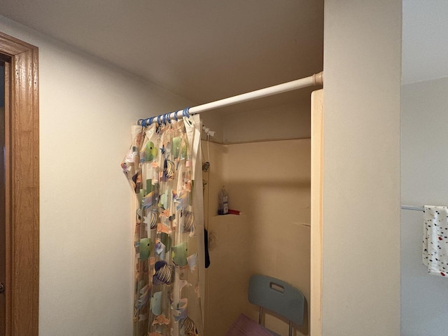 6501 Walter Adamic Ln, Plainfield, IL 60586 - bathroom with a shower with shower curtain