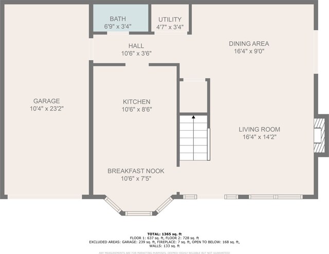 1412 Root St, Crest Hill, IL 60403 - property floor plan