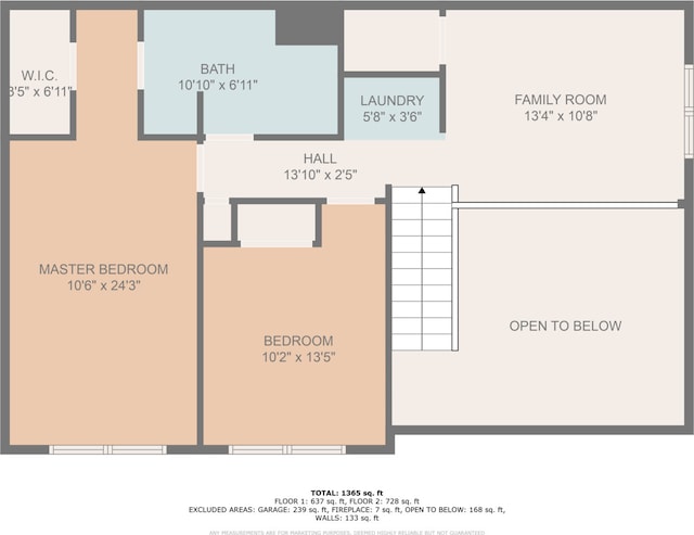 1412 Root St, Crest Hill, IL 60403 - floor plan / room layout