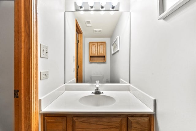 1412 Root St, Crest Hill, IL 60403 - half bathroom with vanity and toilet
