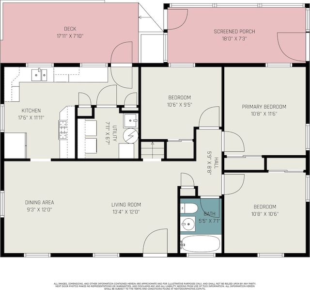 9532 Lexington Ave, Brookfield, IL 60513 - property floor plan