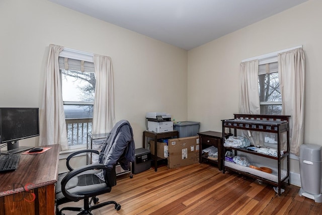 22386 N 3400 E Rd, Emington, IL 60934 - home office featuring plenty of natural light and wood finished floors