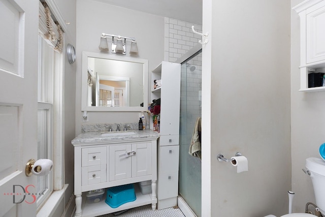 22386 N 3400 E Rd, Emington, IL 60934 - full bath with a shower stall, vanity, and toilet