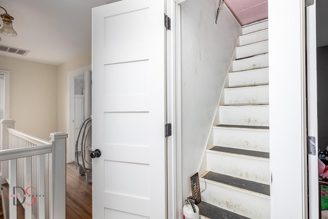 22386 N 3400 E Rd, Emington, IL 60934 - stairway with wood finished floors