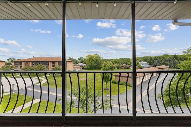 11114 Heritage Dr Unit 3C, Palos Hills, IL 60465 - balcony featuring a residential view