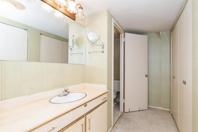 1301 N Western Ave Unit 236, Lake Forest, IL 60045 - bathroom featuring toilet and vanity