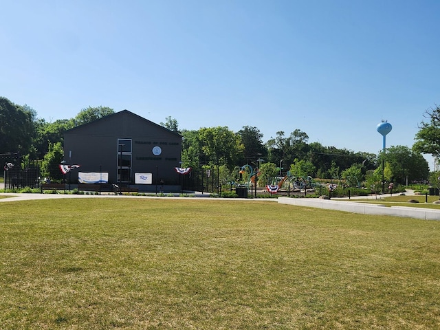 126 Cora Ave Unit D, Fox Lake, IL 60020 - view of home's community featuring a yard