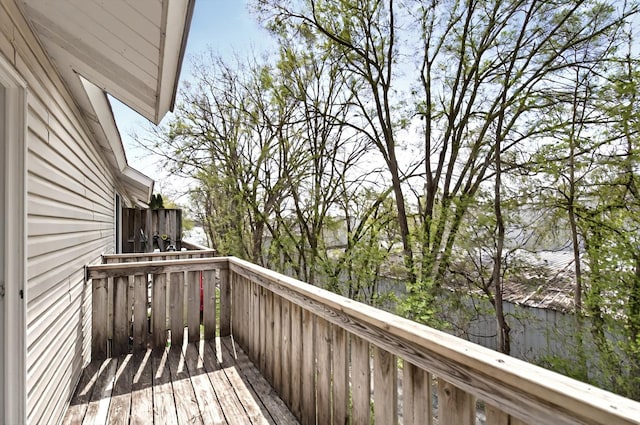 126 Cora Ave Unit D, Fox Lake, IL 60020 - view of deck
