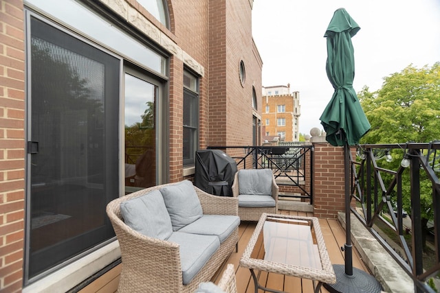 4541 N Malden St Unit 3N, Chicago, IL 60640 - balcony with a grill