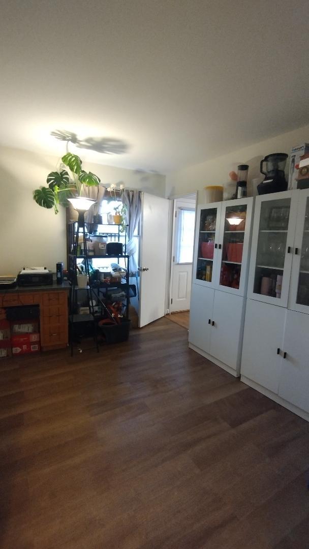 432 Rose St, Bensenville, IL 60106 - home office with dark wood-style flooring