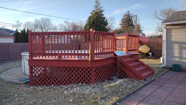 432 Rose St, Bensenville, IL 60106 - view of wooden terrace