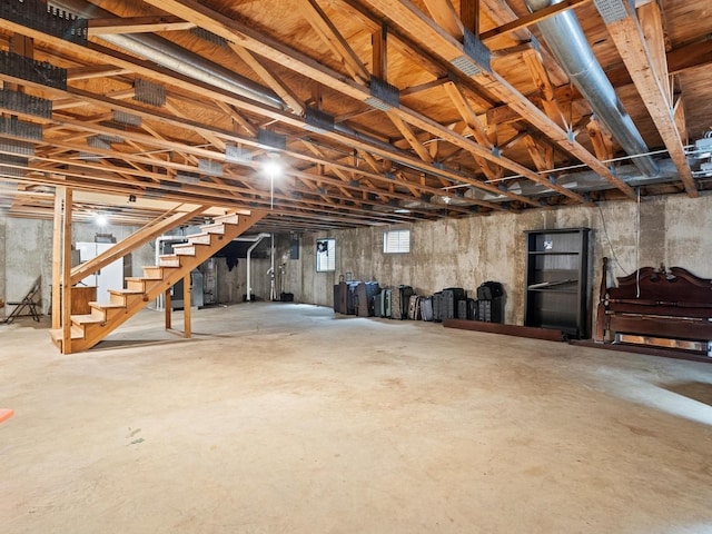 1520 Fordham Ct, Naperville, IL 60565 - below grade area with stairway