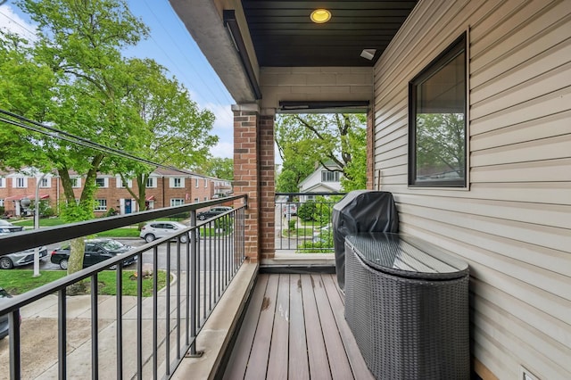 7223 N Hamilton Ave Unit A, Chicago, IL 60645 - balcony featuring grilling area