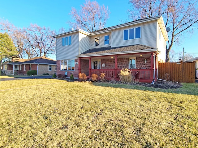 5831 W 109th St, Chicago Ridge, IL 60415 - view of front facade with brick siding and a porch