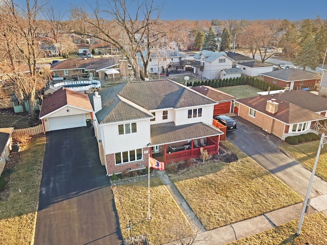 5831 W 109th St, Chicago Ridge, IL 60415 - aerial perspective of suburban area