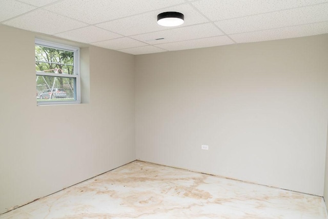 906 Central Park Dr, Round Lake Beach, IL 60073 - empty room with a drop ceiling